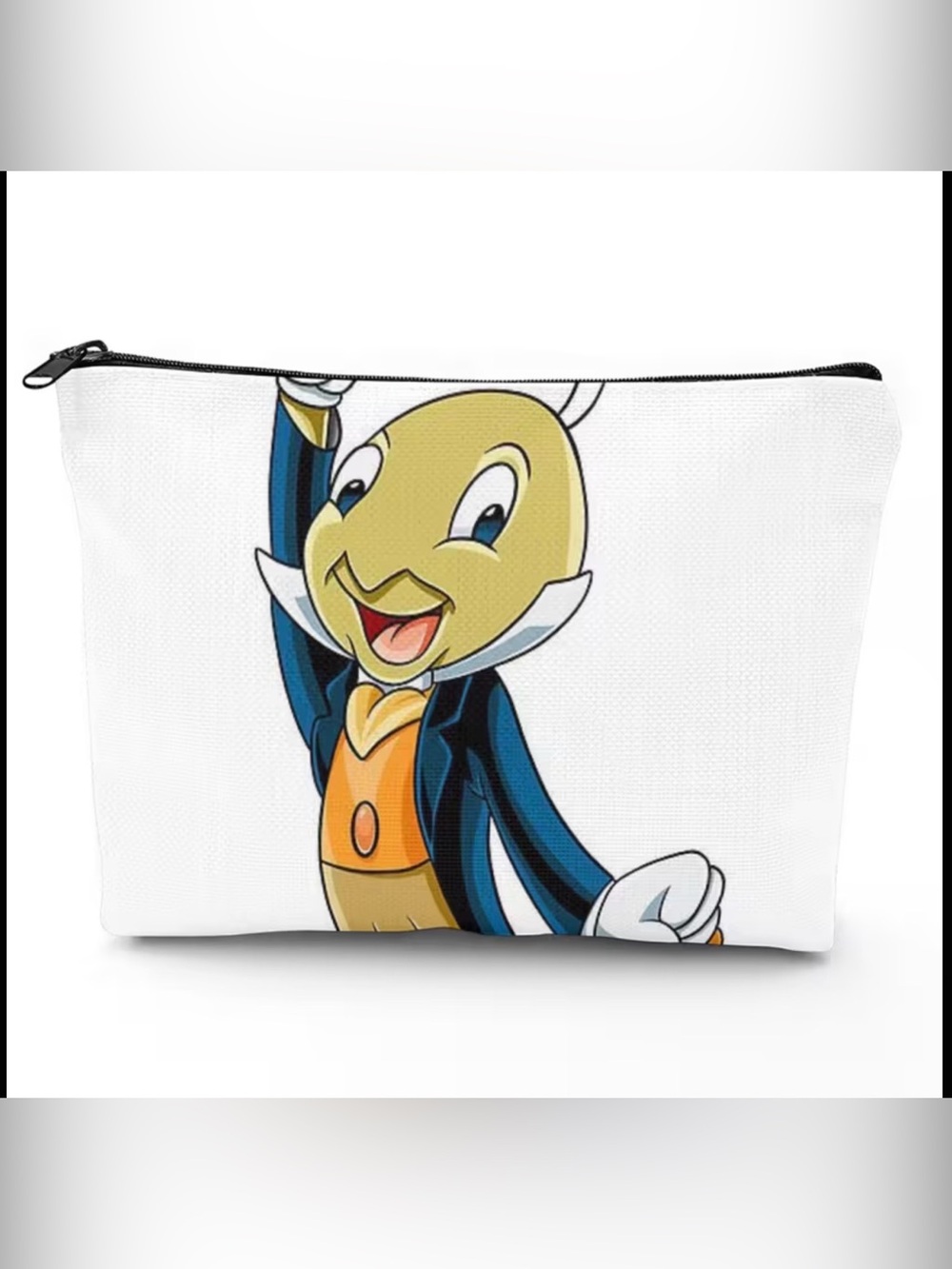Jiminy Cricket Makeup Bag